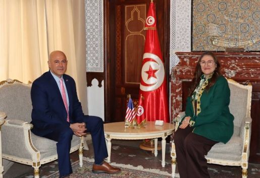 وزيرة الماليّة تستقبل سفير الولايات المتحدة الأمريكيّة بتونس