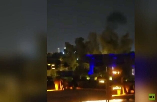 اندلاع حريق قرب القنصلية الأمريكية في دبي بعد هجوم بمسيّرة