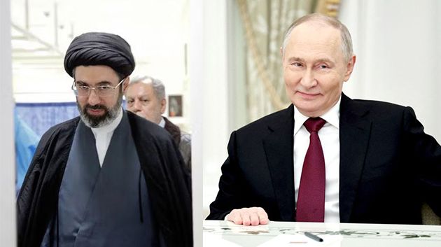 بوتين يؤكد دعم موسكو للمرشد الإيراني مجتبى خامنئي