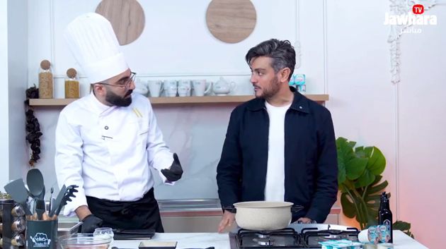 دبارة اليوم 20 من رمضان مع الشاف : tagliatelli aux chevrettes sauce rosé المحمرة و flan كرام كارامال