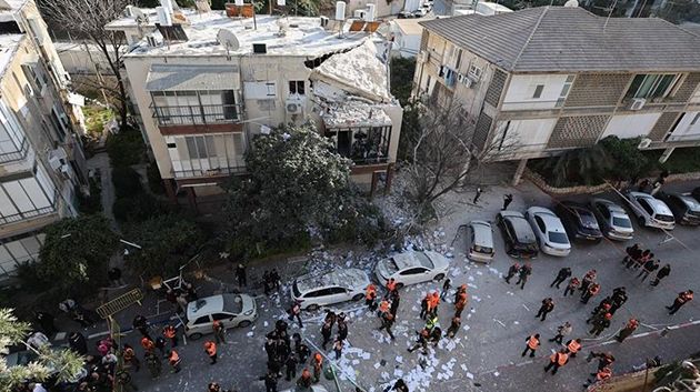 إصابة 80 شخصاً جرّاء سقوط صاروخ في الجليل