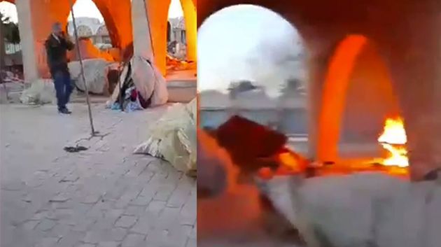 الجلالي: 'سيجارة تسبّبت في حريق داخل أقواس السوق البلدي بسيدي بوزيد' (فيديو)