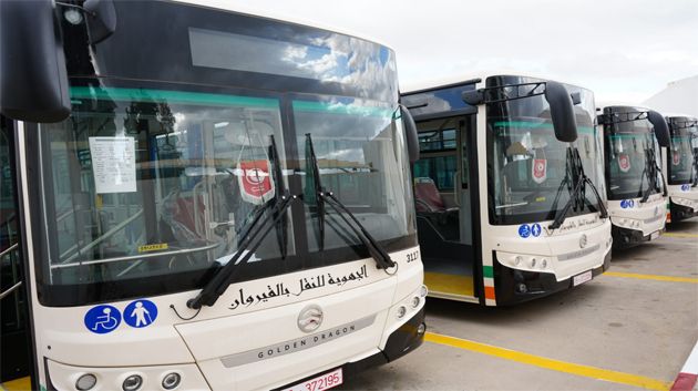 القيروان: تسلّم 24 حافلة نقل حضري مزدوجة بقيمة 11 مليون دينار