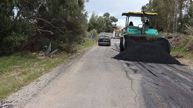 المنستير: تقدم أشغال تهيئة وتعبيد مسلك معتمر- الثريّات بنسبة 50%