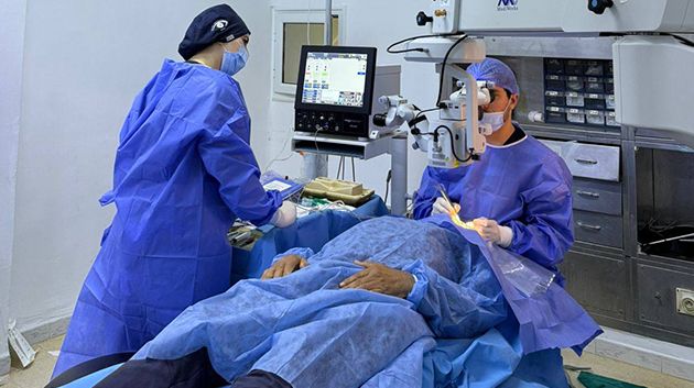 خلال يوميْن: 105 عمليات جراحية في طب العيون ببن قردان