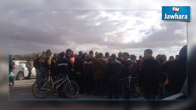 النفيضة : إصابة أمنيين اثنين خلال احتجاجات على احتجاز تونسيين في ليبيا
