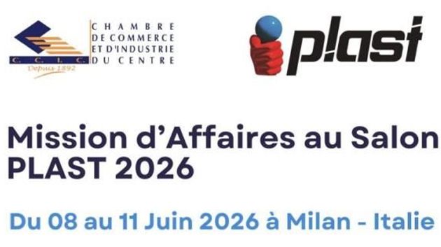 غرفة التجارة للوسط : بعثة اقتصادية إلى الصالون الدولي للبلاستيك بميلانو 