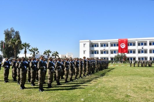 وزير الدفاع يشرف على مهرجان عسكري بمناسبة العودة النهائية لسرية التدخل السريع الخفيفة من افريقيا الوسطى