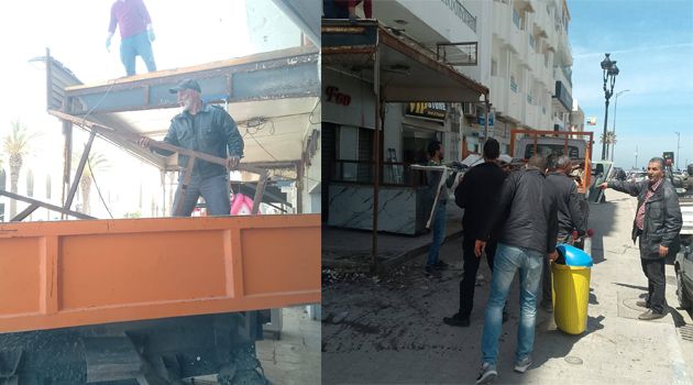 بلدية سوسة تُواصل التصدّي لكل أشكال التعدّي على الملك العام