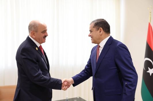 فحوى لقاء وزير الخارجية برئيس الحكومة الليبية