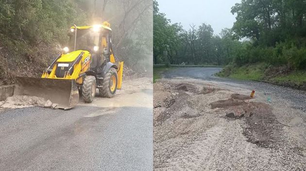 جندوبة: انزلاق أرضي 'خطير' بين ببوش وحمام بورقيبة