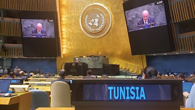 نبيل عمار: تونس تتمسّك باحترام سيادة الدول وميثاق الأمم المتحدة وتغليب الوسائل السلمية في تسوية النزاعات