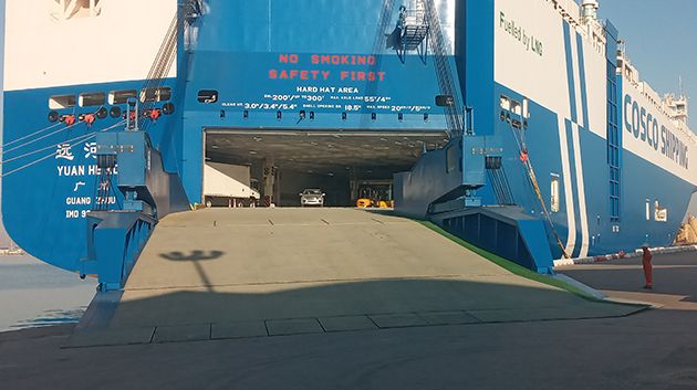 ميناء حلق الوادي: وصول الدفعة الرّابعة والأخيرة من الحافلات الصينية