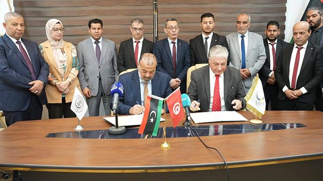 توقيع مذكرات تفاهم وتوأمة بين تونس وليبيا 