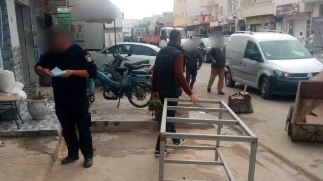 بلدية حمام سوسة: تواصل التصدّي لمظاهر الإستغلال غير القانوني للفضاء العام