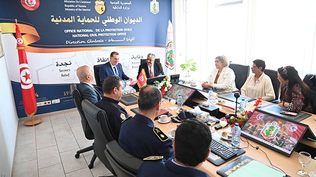 إمضاء اتفاقية إطارية بين الحماية المدنية وديوان الطيران المدني والمطارات