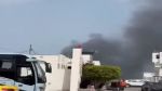اندلاع حريق بالميناء التجاري بسوسة (فيديو)