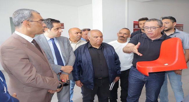 انطلاق مشروع تركيز الكراسي بالملعب الأولمبي بسوسة