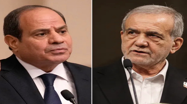 ‏السيسي لبزشكيان: نرفض الاعتداء على سيادة دول الخليج