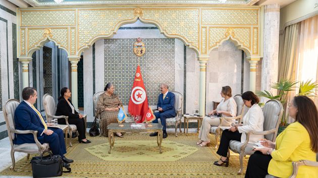وزير الخارجية يلتقي رئيسة بعثة الأمم المتحدة للدعم في ليبيا