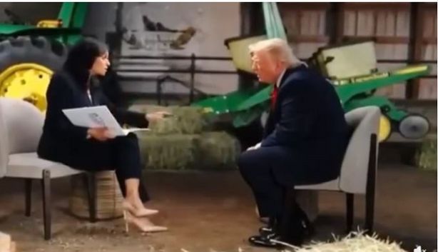 ترامب ينهي مقابلة مع مذيعة بشكل مفاجئ ويغادر غاضبا (فيديو)