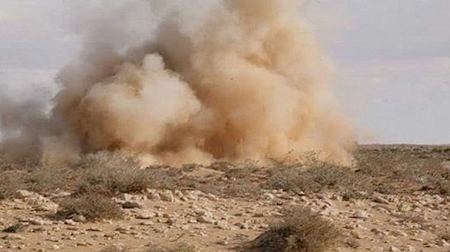 إصابة إمرأة في إنفجار لغم بجبل مغيلة