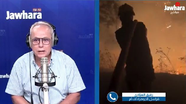 السيطرة على حريق اندلع بغابات ببوش–عين دراهم