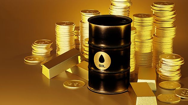 تراجع أسعار النفط والذهب