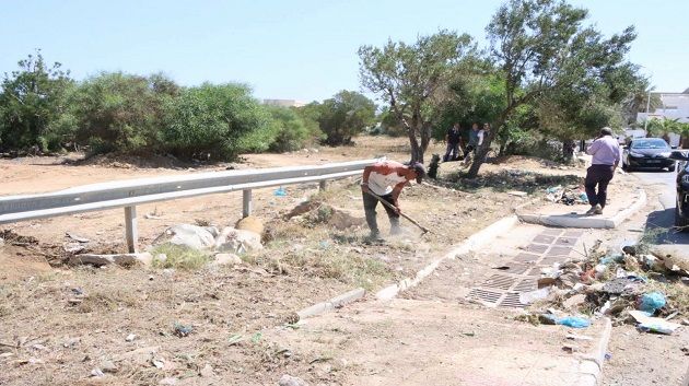 حملة نظافة استثنائية بـ'فالاز' المنستير