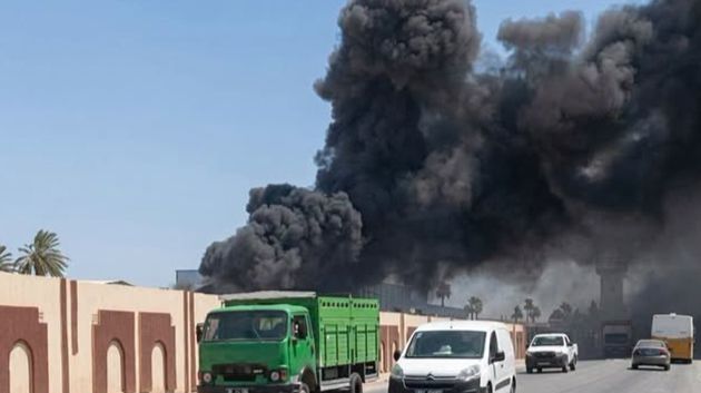 عماد الباهي: 'كاميرات المراقبة ستكشف سبب حريق سوق الجملة ببئر القصعة' (فيديو)