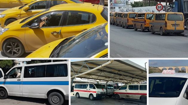 التاكسيات واللواجات والنقل الريفي في إضراب عام  غدا الاثنين بكامل ولايات الجمهورية 