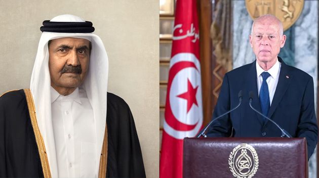 سعيّد يُعّزي أمير قطر