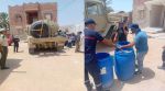 المتلوي.. وحدات أمنية وعسكرية مشتركة تزوّد الاحياء السكنية بالمياه
