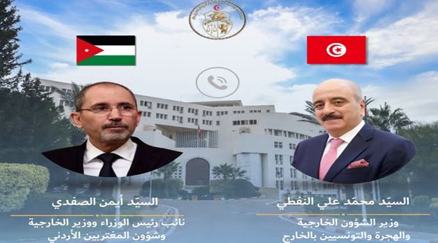النفطي يتلقى اتصالا هاتفيا من نظيره الأردني