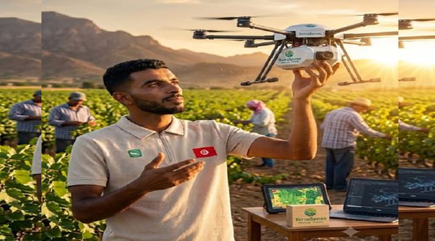 شاب تونسي يبتكر منظومة ذكية تعتمد على الذكاء الاصطناعي والدرون لمتابعة الضيعات الفلاحية