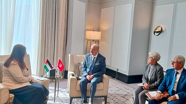 مستجدات الأوضاع في الأراضي المحتـ.ـلة محور لقاء وزير الخارجية مع نظيرته الفلسطينية