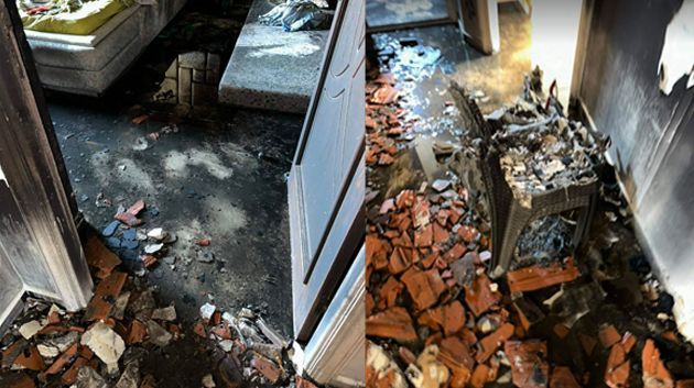 رئاسة الجمهورية تستجيب لنداء استغاثة أطلقتها مواطنة احترق منزلها بالكامل