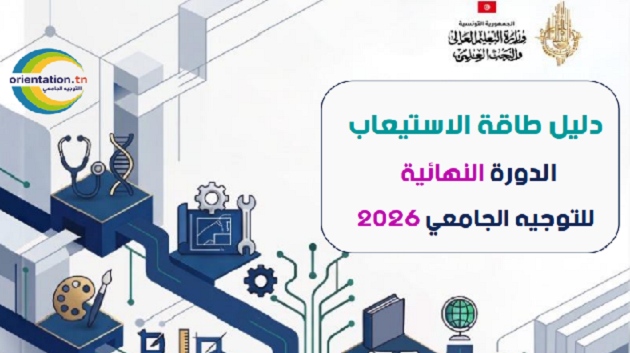 صدور دليل طاقة استيعاب الدورة النهائية للتوجيه الجامعي 2026