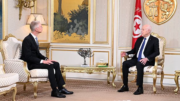 رئيس الدّولة يستقبل سفير فنلندا بتونس بمناسبة انتهاء مهامه 
