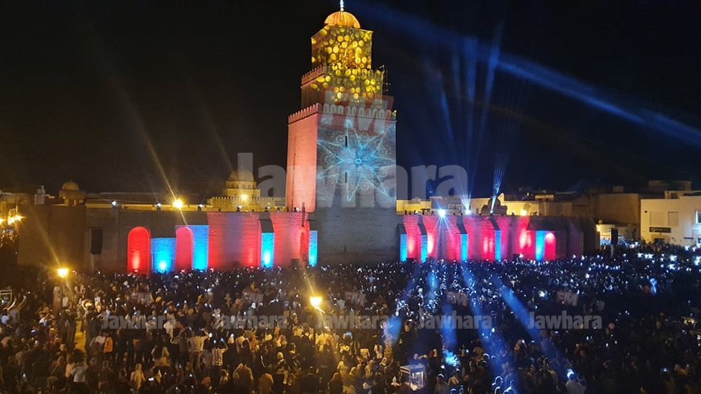 القيروان: 80 ألف شخص تابعوا سهرة العرض الضوئي ليلة البارحة