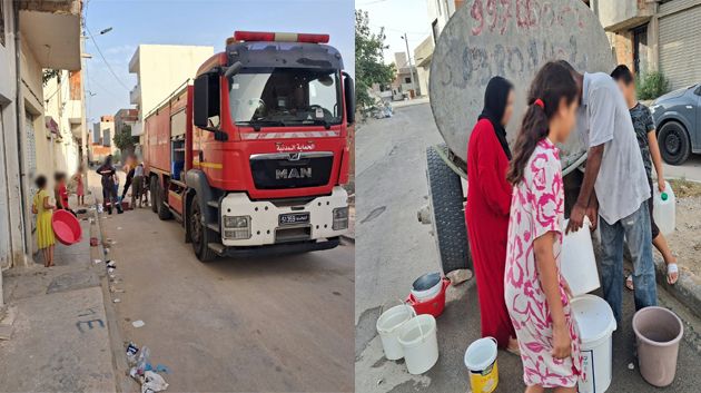 الزاوية القصيبة الثريات: توزيع المياه على المتساكنين 