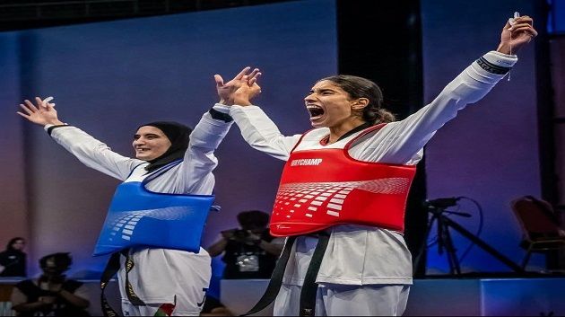 شيماء التومي تحرز فضية الدورة العالمية للتايكوندو في الصين