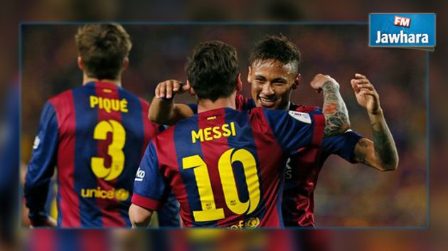 برشلونة الإسباني يحرز ثنائية الموسم