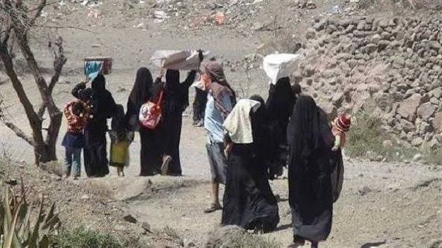 نزوح أكثر من 145 ألف شخص في اليمن