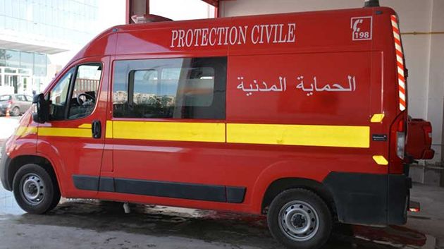 إصابة 34 عاملاً وعاملة في إنقلاب حافلة بالقيروان (فيديو)