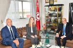 وزير الدفاع الوطني يلتقي بالمسؤولة الأمريكية عن الحد من التّهديدات الدفاعيّة