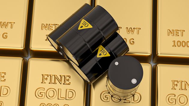 ارتفاع أسعار النفط وتراجع الذهب
