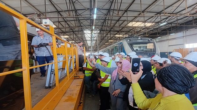 السكك الحديدية: تظاهرة تحسيسية للحد من ظاهرة رشق القطارات بالحجارة