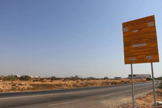 وزير التجهيز يعطي اشارة انطلاق اشغال الطريق الحزامية بجرجيس