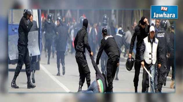 الأمن يعتدي على جماهير  النجم الساحلي والرجاء البيضاوي